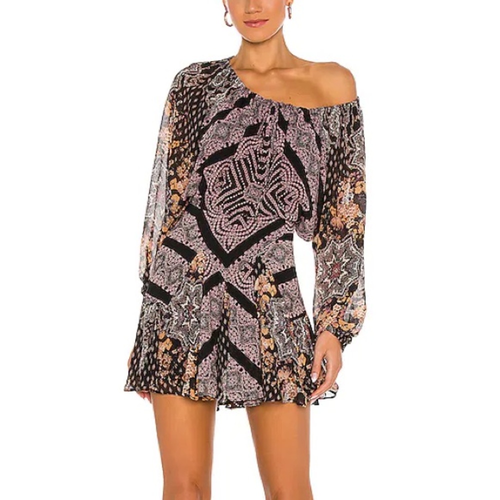 Free People Seven Wonders Mini Boho Dress